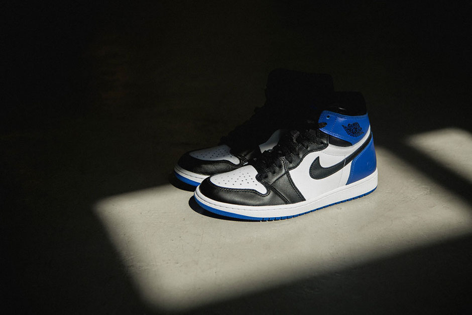 Black Toe Meets Royal Air Jordan 1 Fragment Design 02