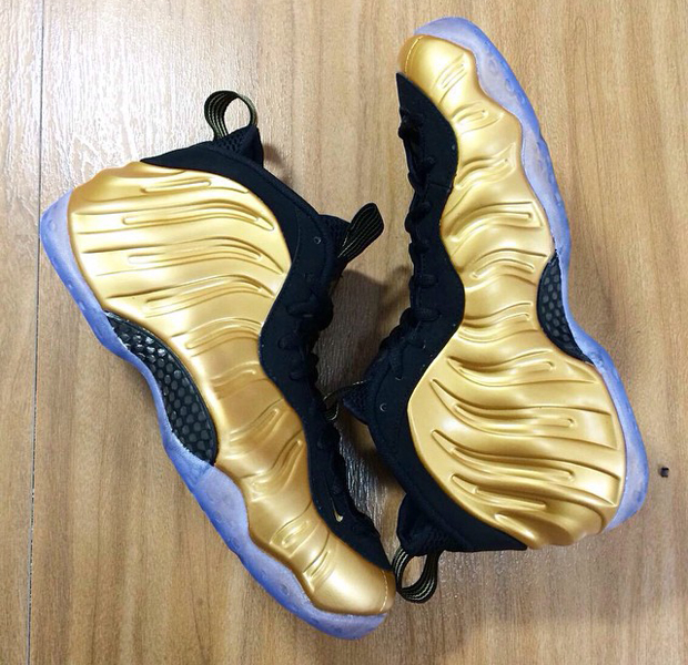 Gold Foamposite One