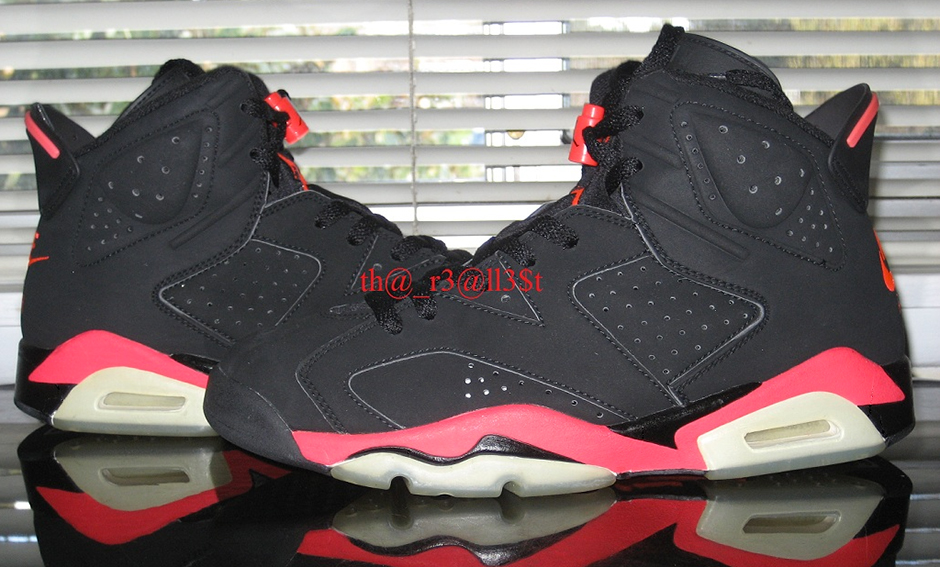 Jordan 6 Infrared History 1