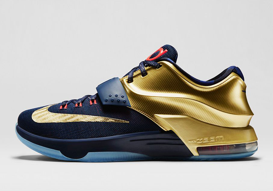 Kd 7 Premium Midnight Navy Bright Crimson Metallic Gold 2