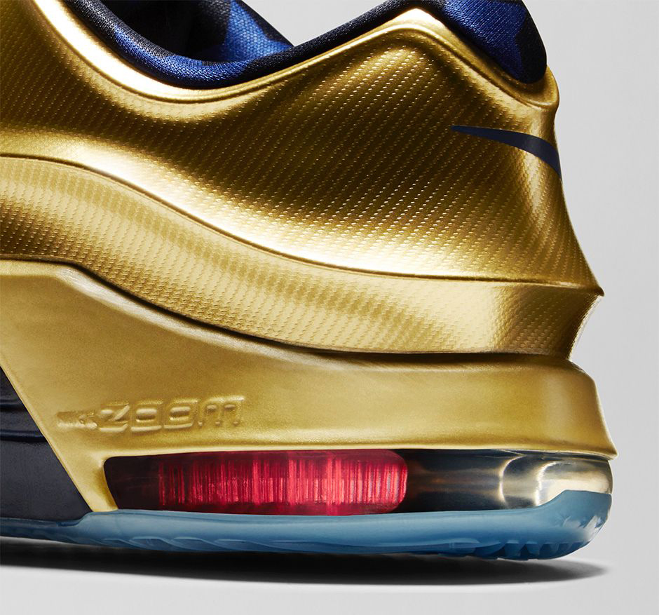 Kd 7 Premium Midnight Navy Bright Crimson Metallic Gold 4