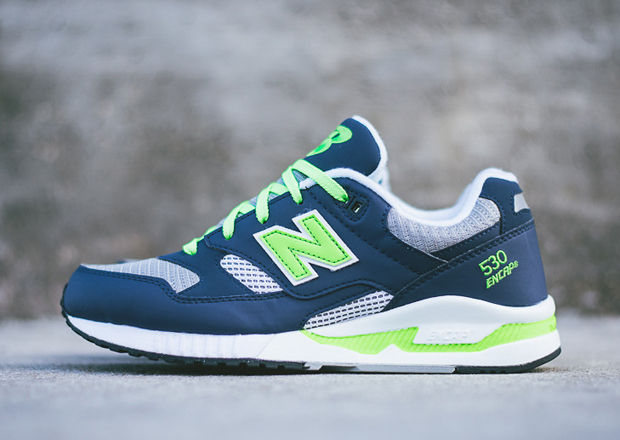 New Balance 530 Navy Neon 1