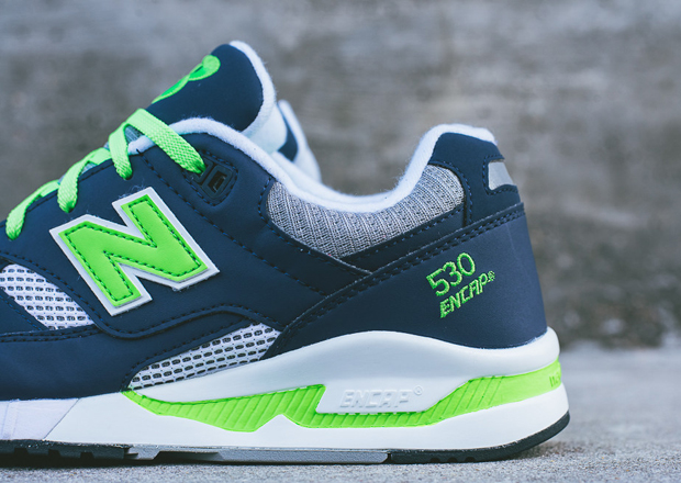 New Balance 530 Navy Neon 5