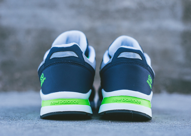 New Balance 530 Navy Neon 6