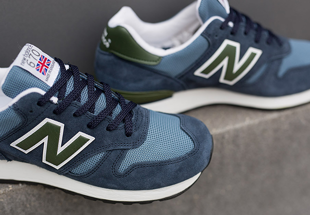 New Balance 670 Uk Blue Olive 1