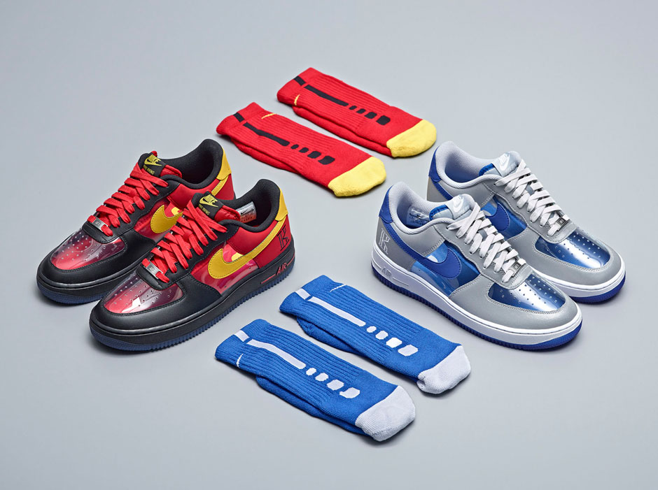 Nike Air Force 1 Low "Kyrie Irving" Features Clear Uppers, Free Socks