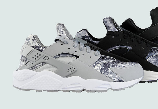 Nike Air Huarache “Snow Camo” Pack