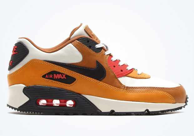 Nike Air Max 90 Light Bone Black Pine Ale Brown 01