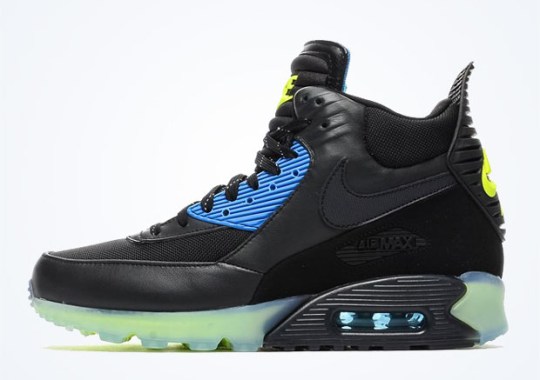 Nike Air Max 90 Sneakerboot Ice – Black – Volt – Photo Blue