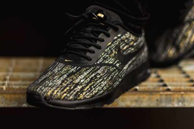 Nike Air Max Thea Jacquard Black Gold 05