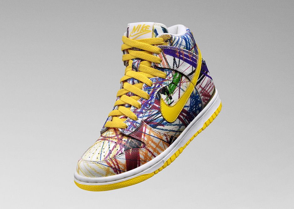 Nike Dunk High Premium Gs Scribble 3