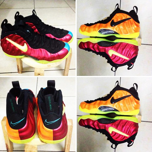 Nike Foamposite Pro Rainbow Sample 1