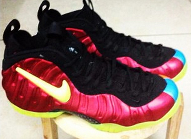 Nike Foamposite Pro Rainbow Sample