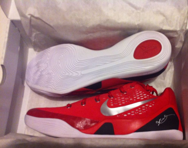 Nike Kobe 9 Em Team University Red Metallic Silver 04