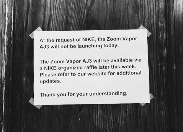 Nike Lab Vapor Tour Black Cement Postponed 1