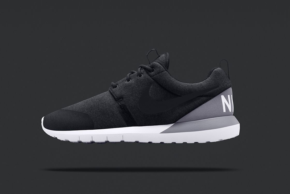 Nike Roshe Run Nm Tech Fleece Black Release Date