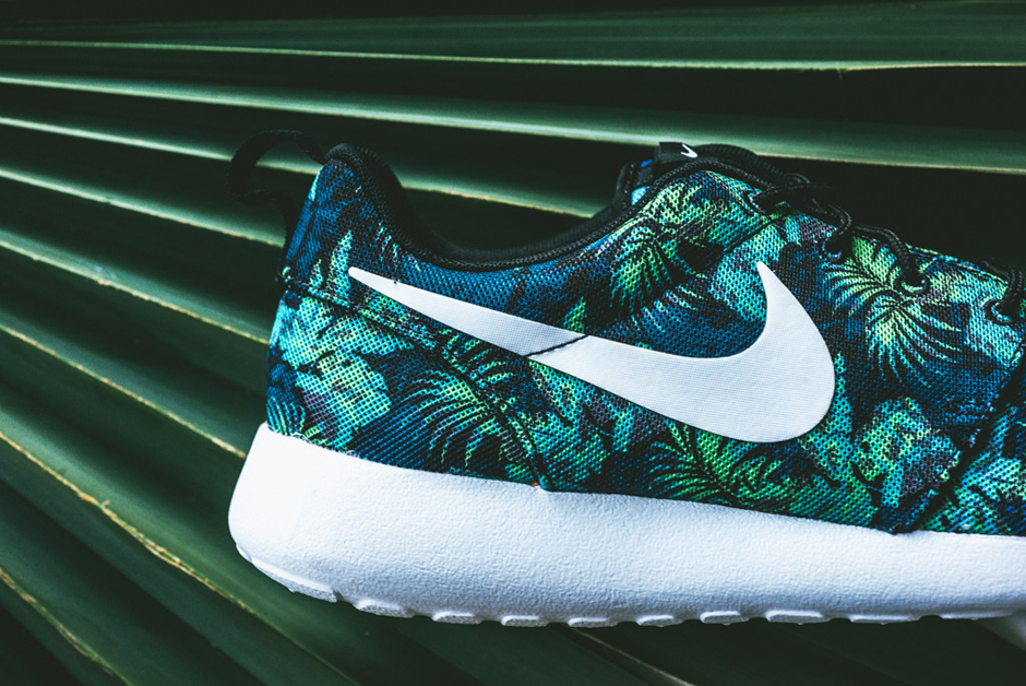 Nike Roshe Run Print Space Blue Jade 7