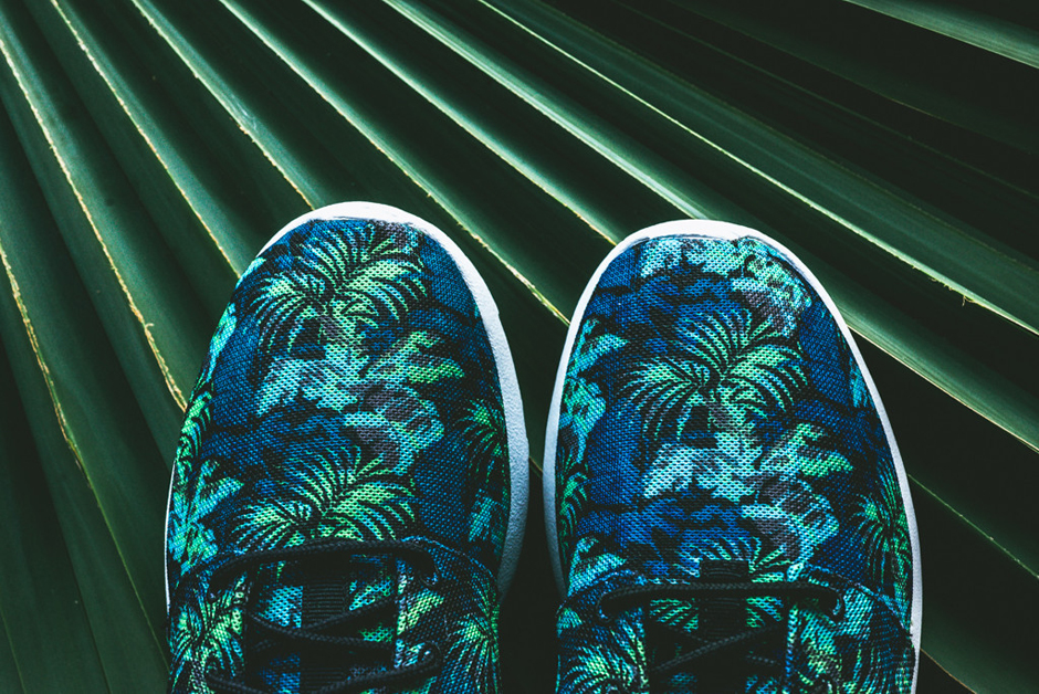 Nike Roshe Run Print Space Blue Jade 8