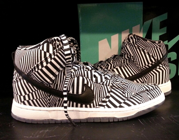 Nike Sb Dunk High Black White Concept Car 1