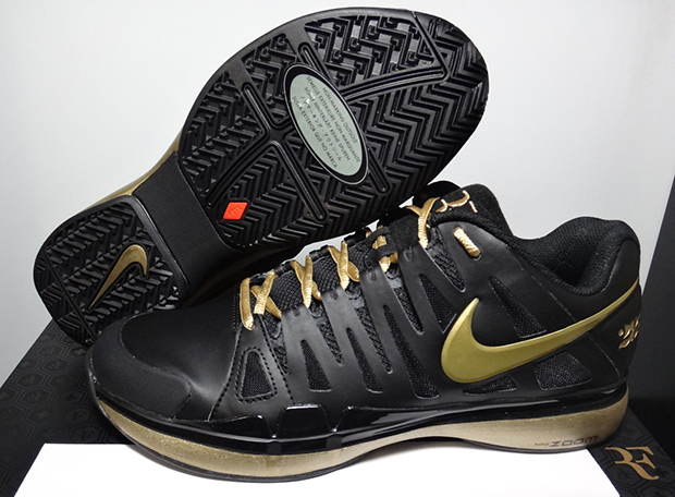 Nike Vapor Tour Federer Black Gold 4