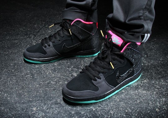 Premier x Nike SB Dunk High “Northern Lights” – Release Date