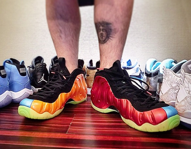 Rainbow What The Foamposite 2