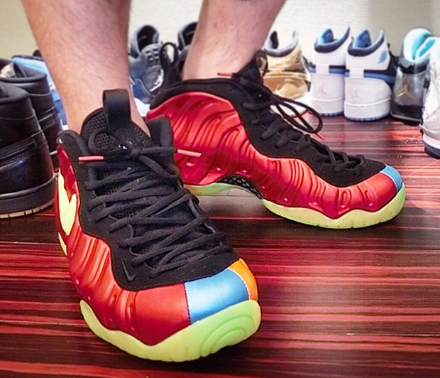 Rainbow What The Foamposite 3