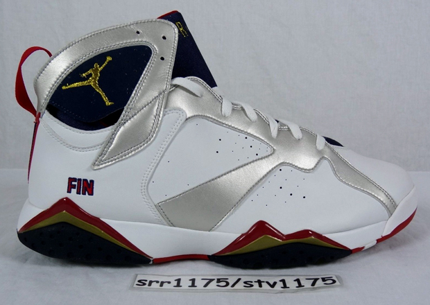 Four Air Jordan 7 Retro Olympic Pes For Jordan Brand Athletes Michael Finley