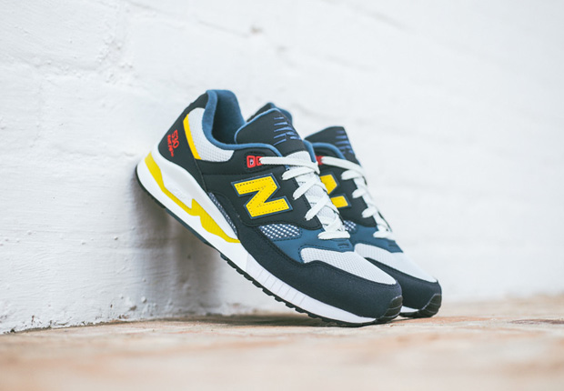 New Balance 530 90s Running Collection Navy Yellow 1