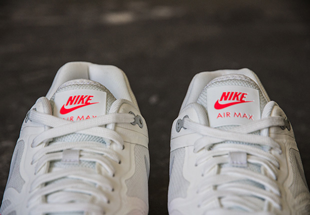 Nike Air Max Lunar1 White Mist Grey Bright Crimson 2
