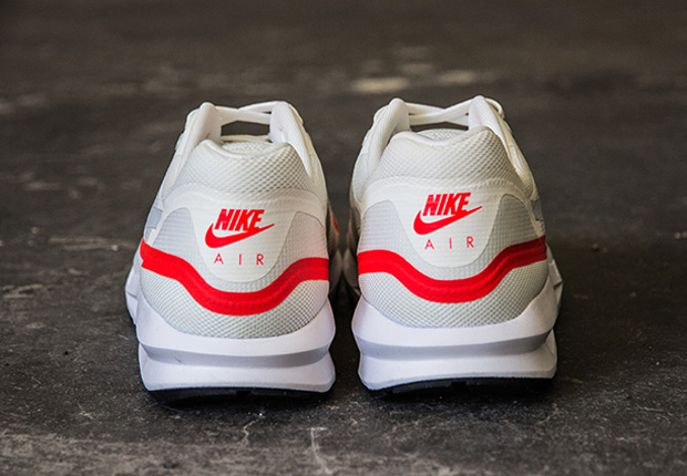 Nike Air Max Lunar1 White Mist Grey Bright Crimson 3