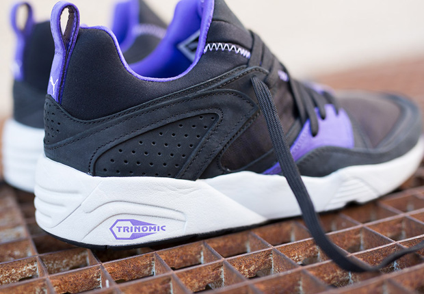Puma Blaze Of Glory Trinomic Crackle Black Purple 3