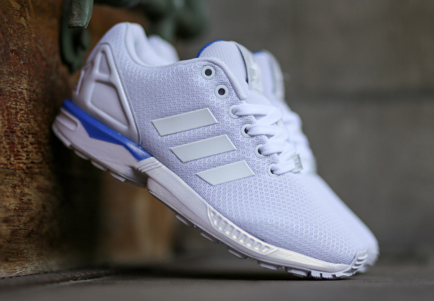 adidas ZX Flux - Flat White - Bluebird