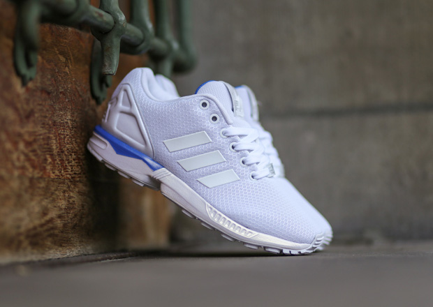 Adidas Zx Flux Flat White Bluebird 2