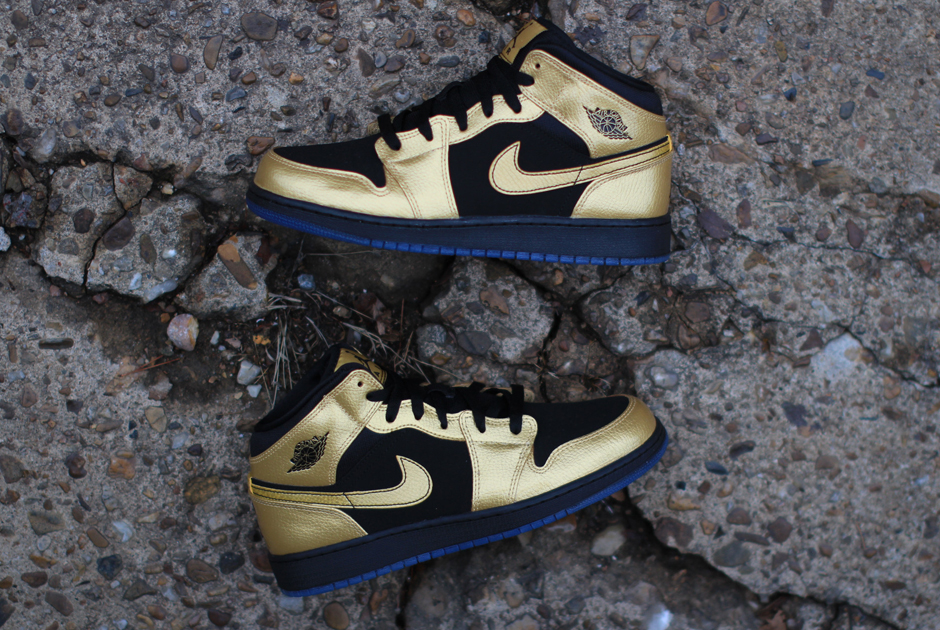 Air Jordan 1 Gg Gold Black 1