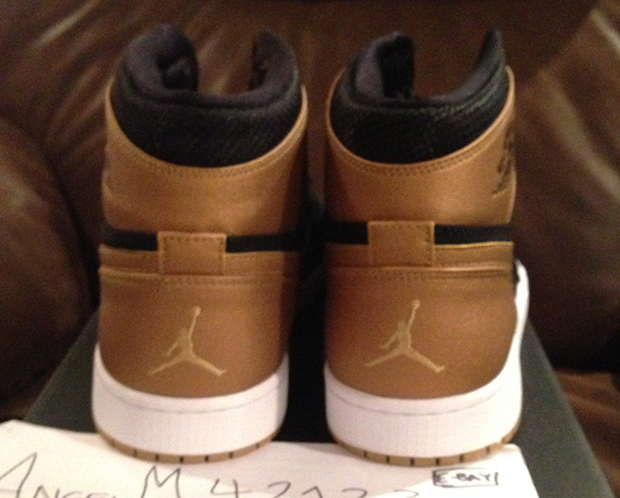 Air Jordan 1 Melo Black Gold Ebay 4