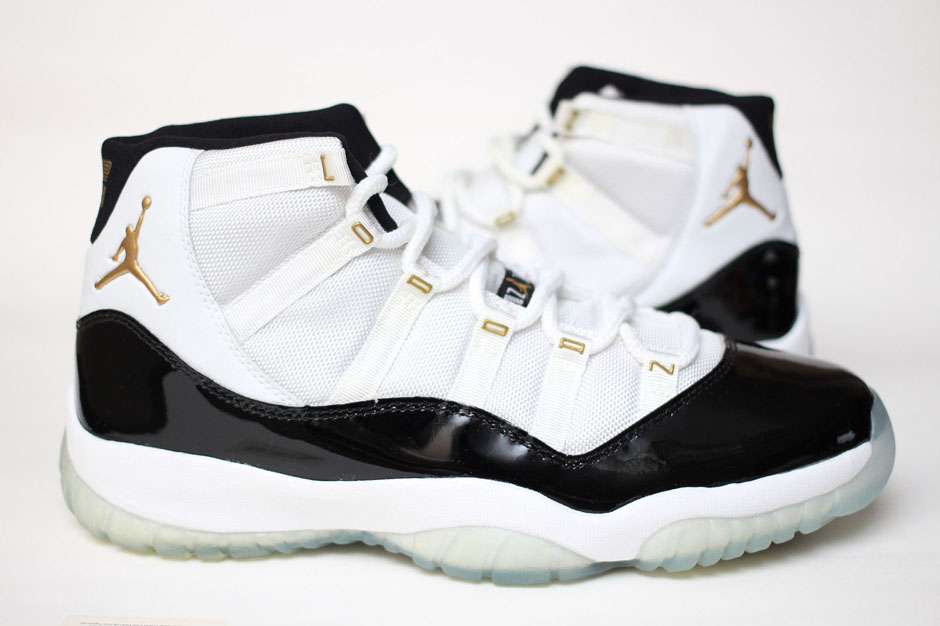 Air Jordan 11 DMP "Gold Eyelet" Sample on eBay