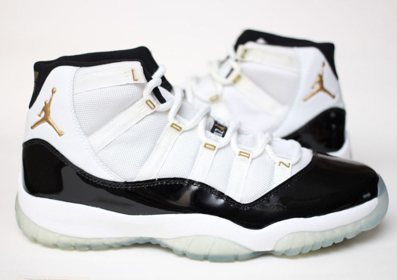 Air Jordan 11 DMP “Gold Eyelet” Sample on eBay