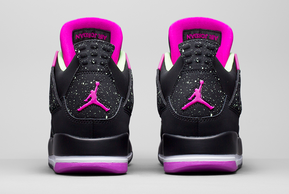 Air Jordan 4 Girls Black Mint 2015 31