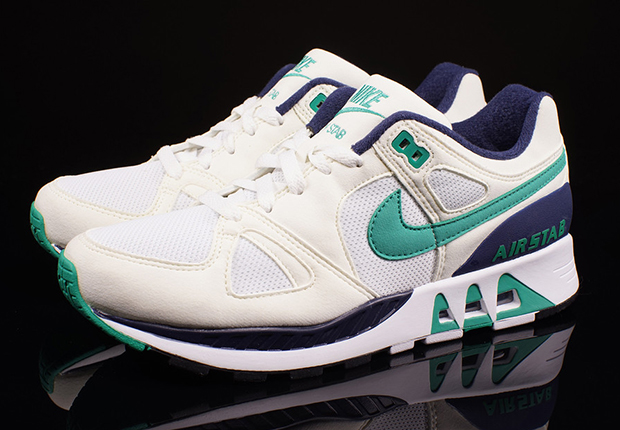 Nike Air Stab – White – Emerald – Midnight Navy