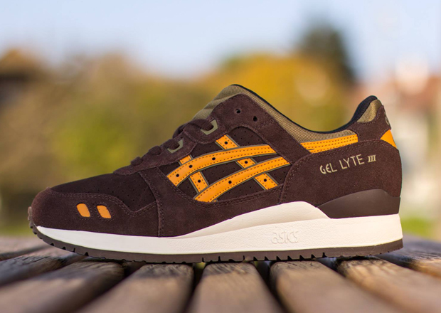 Asics Gel Lyte III - Dark Brown - Olive