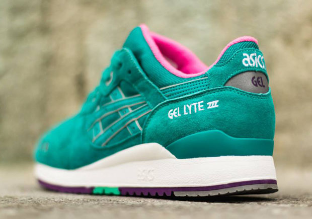 Asics Gel Lyte III – Tropical Green – Purple – Pink