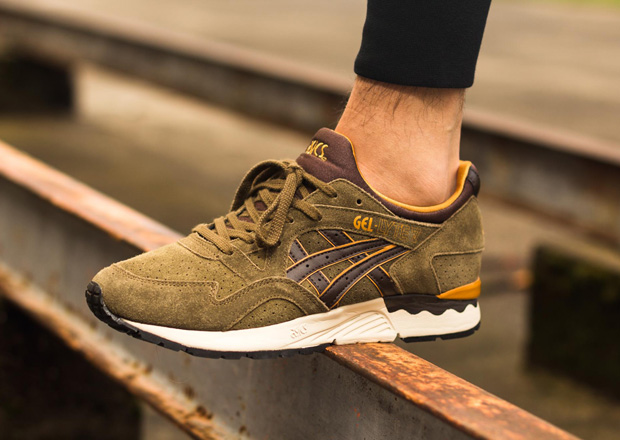 Asics Gel Lyte V - Olive - Dark Brown