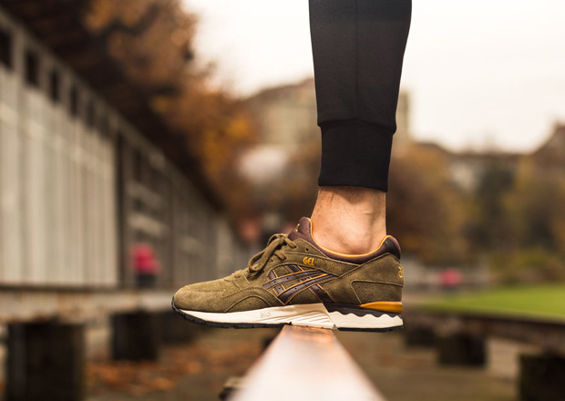 Asics Gel Lyte V Olive Dark Brown 5