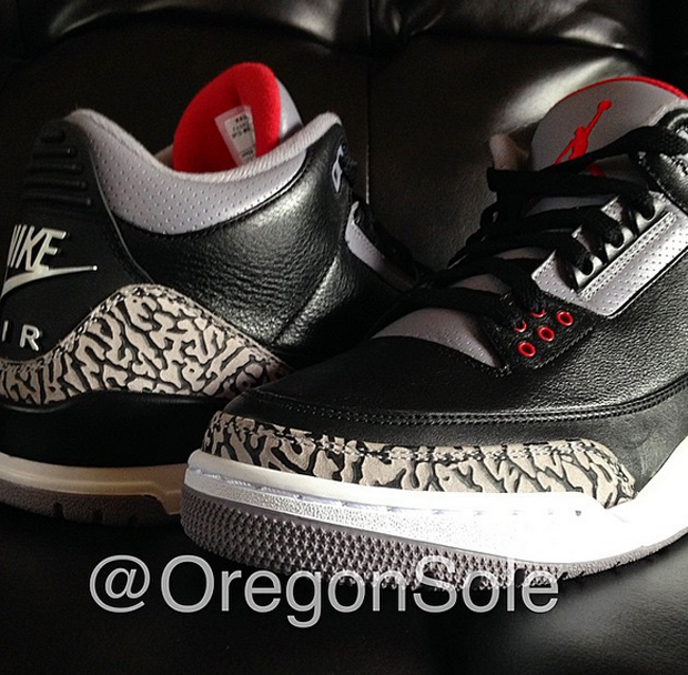 Black Cement Nike Air Jordan 3 Retro 88 Sample 1