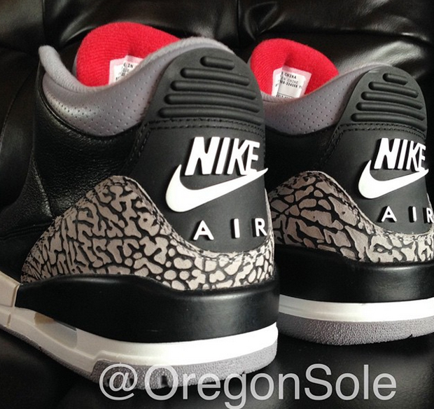 Black Cement Nike Air Jordan 3 Retro 88 Sample 2