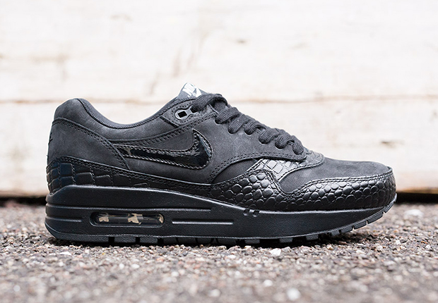 Nike Women's Air Max 1 Premium "Black Croc"