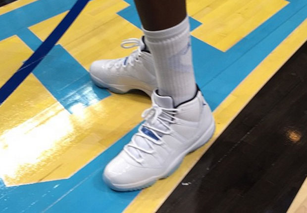 Entire Unc Basketball Team Wears Legend Blue 11s 04