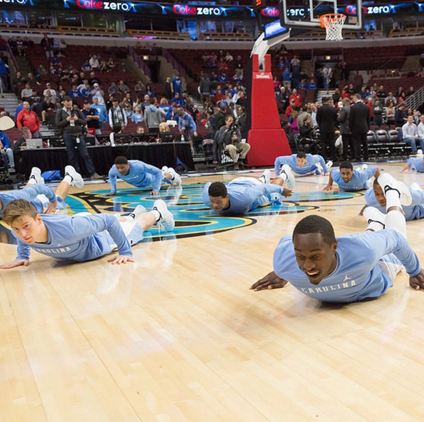 Entire Unc Basketball Team Wears Legend Blue 11s 08