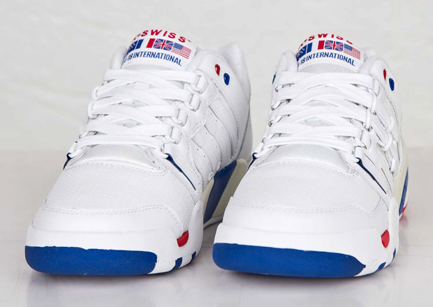 K Swiss Si 18 International White Red Blue 3